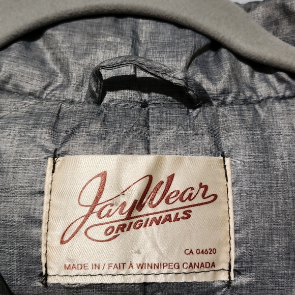 JAYWEAR ORIGINALS Coat Womens Medium Gray Long Puffer Quilted Winter Vintage 90s - Picture 5 of 10